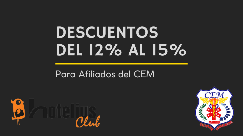 Oferta Hotelius CEM y Gran Cruz Azul de Emergencias